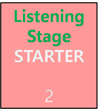Listening Stage Starter 2 답지